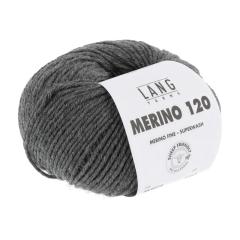 Merino 120 - Lang Yarns - dunkelgrau melange (0270)