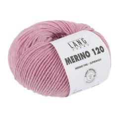 Merino 120 - Lang Yarns - rosa melange (0348)