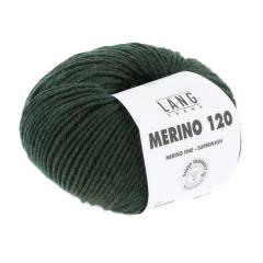 Merino 120 - Lang Yarns - olive chante claire (0398)