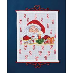 Permin of Copenhagen Stickpackung - Adventskalender Weihnachtsmann