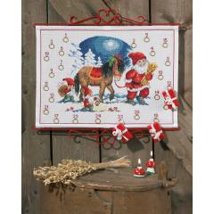 Permin of Copenhagen Stickpackung - Adventskalender Zwerg