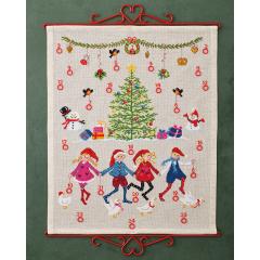Stickpackung Permin - Adventskalender Elfen und Gänse