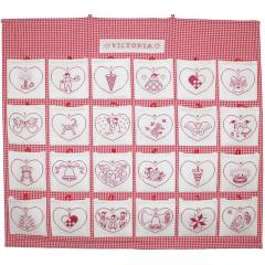 Fremme Stickpackung - Adventskalender 93x105 cm