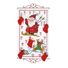 Permin of Copenhagen Stickpackung - Adventskalender Zwerg