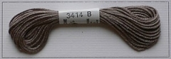 Soie dAlger Seidenstickgarn - Farbe 3414 braun