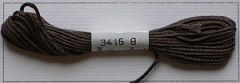 Soie dAlger Seidenstickgarn - Farbe 3415 braun