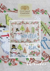 Stickvorlage Cottage Garden Samplings - Winter