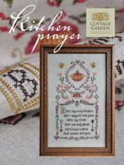 Stickvorlage Cottage Garden Samplings - Kitchen Prayer
