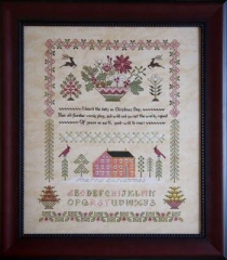 Stickvorlage Cottage Garden Samplings - Peace On Earth Sampler