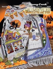 Stickvorlage Stoney Creek Collection - Halloween Village Collectors Series Afghan