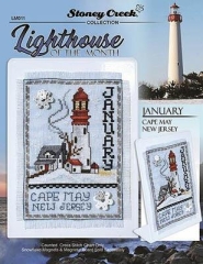 Stickvorlage Stoney Creek Collection - Lighthouse Of The Month January