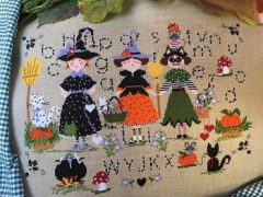 Stickvorlage Lilli Violette - Halloween Party (Ausverkauf)