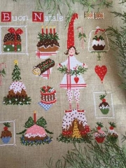 Stickvorlage Lilli Violette - Natale Al Cioccolato