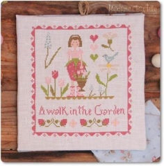 Stickvorlage Madame Chantilly - Walk In The Garden