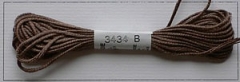 Soie dAlger Seidenstickgarn - Farbe 3434 rot orange