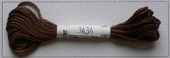 Soie dAlger Seidenstickgarn - Farbe 3436 rot orange