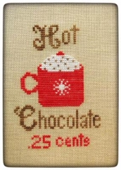 Stickvorlage Pickle Barrel Designs - Hot Chocolate