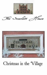 Stickvorlage The Scarlett House - Christmas In The Village