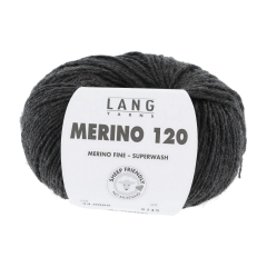 Merino 120 - Lang Yarns - anthrazit melange