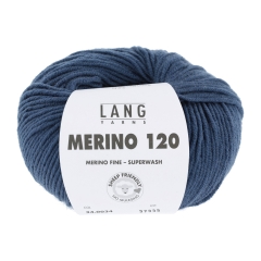 Lang Yarns Merino 120 - Farbe 0034 jeans