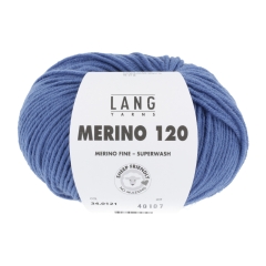 Merino 120 - Lang Yarns - kobalt (0121)