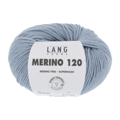 Merino 120 - Lang Yarns - silbergrau (0123)