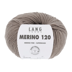 Merino 120 - Lang Yarns - graubraun