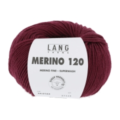Merino 120 - Lang Yarns - dunkelrot (0163)