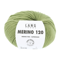 Merino 120 - Lang Yarns - olive hell (0198)