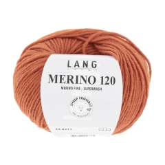Merino 120 - Lang Yarns - ziegel (0211)