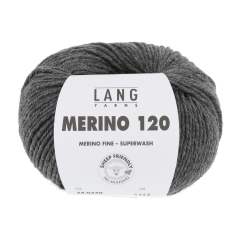 Merino 120 - Lang Yarns - dunkelgrau melange