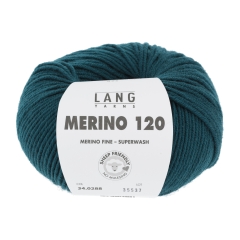 Merino 120 - Lang Yarns - petrol dunkel (0288)