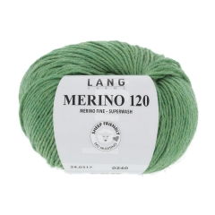 Merino 120 - Lang Yarns - grün melange (0317)