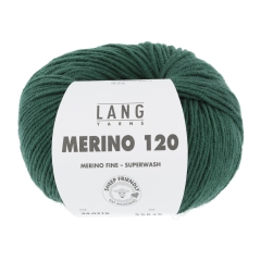Merino 120 - Lang Yarns - dunkelgrün (0318)