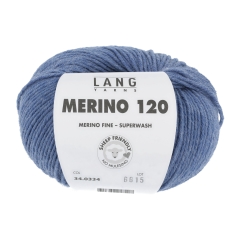Merino 120 - Lang Yarns - jeans mittel melange