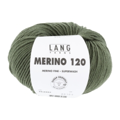 Merino 120 - Lang Yarns - krokodilgrün (0397)