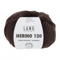Merino 120 - Lang Yarns - dunkelbraun (0468)