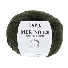 Merino 120 - Lang Yarns - lodengrün (0498)