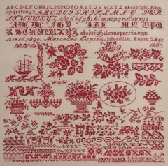 Stickvorlage Queenstown Sampler Designs - Mercedes Ospina 1863