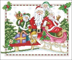 Stickvorlage Vickery Collection - Santas Ready