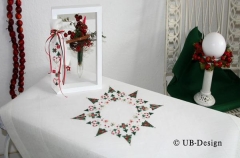 Stickvorlage UB-Design - Landhaus-Weihnacht