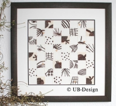Stickvorlage UB-Design - Patchwork im Quadrat