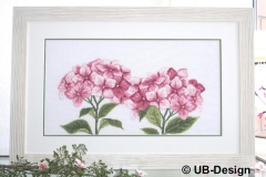 Stickvorlage UB-Design - Blütentraum in PINK