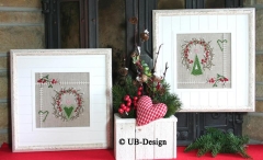 Stickvorlage UB-Design - Weihnachten im Landhaus