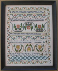 Stickvorlage Queenstown Sampler Designs - Mary Reese 1785