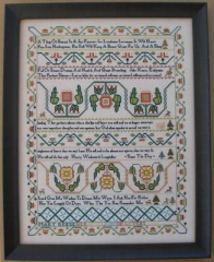 Stickvorlage Queenstown Sampler Designs - Mary Reese 1785