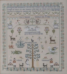 Stickvorlage Queenstown Sampler Designs - Mary Johnson 1806