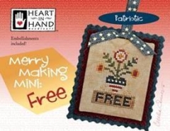 Stickvorlage Heart In Hand Needleart - Merry Making Mini - Free (w/emb)