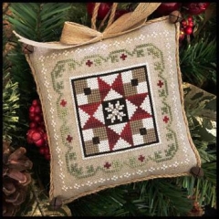 Stickvorlage Little House Needleworks - Farmhouse Christmas 5 Grandma's Quilt