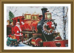 Stickvorlage Kustom Krafts - Santa's Express Train